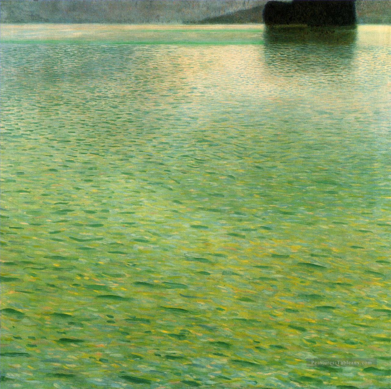 L’île de l’Attersee Gustav Klimt Peintures à l'huile